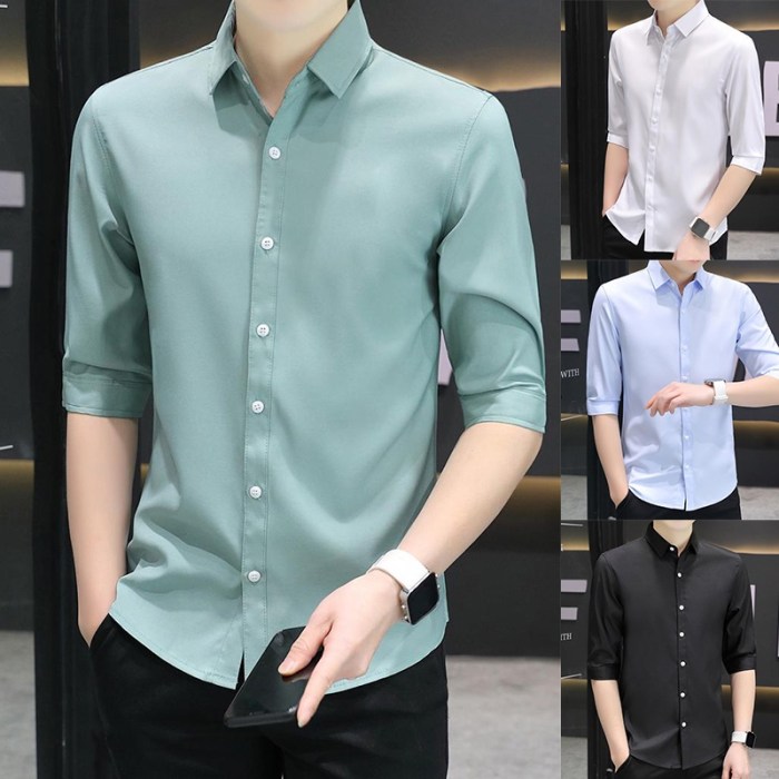 Mens Dress Shirt Green Stylish and Versatile Choice for Every Occasion