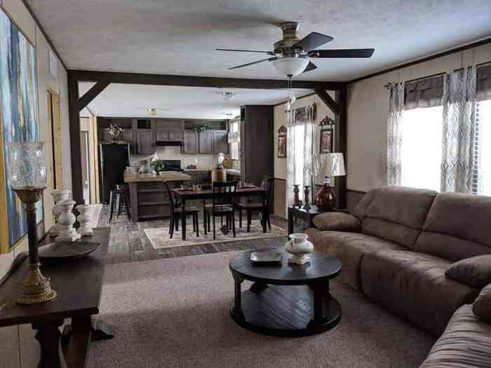 How to decorate a mobile home living room