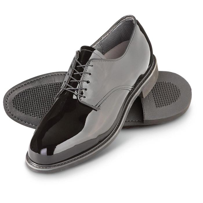 Mens glossy dress shoes