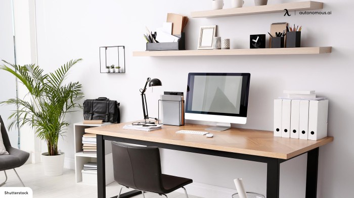 How to Decorate an Office with Metal Desk