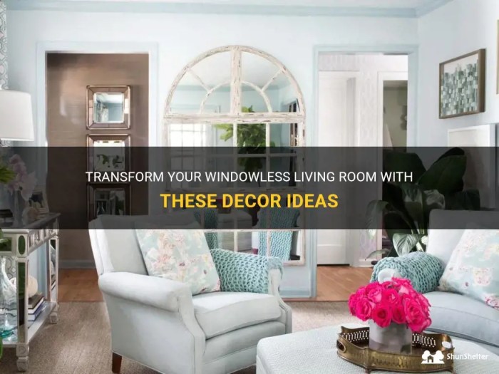 How to decorate your windowless room