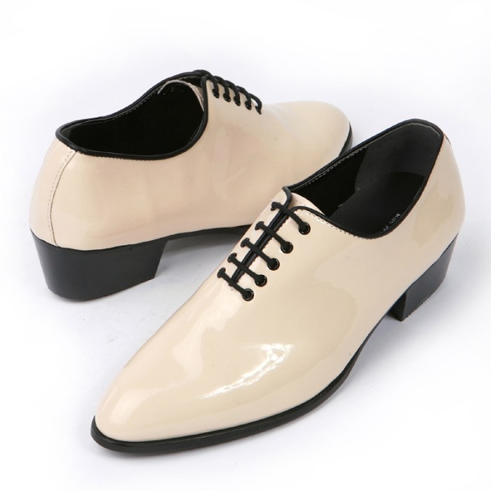 Mens Glossy Dress Shoes Stylish and Sophisticated Footwear