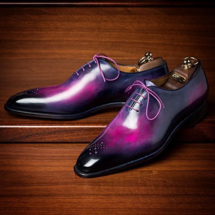 Mens purple dress shoes for sale