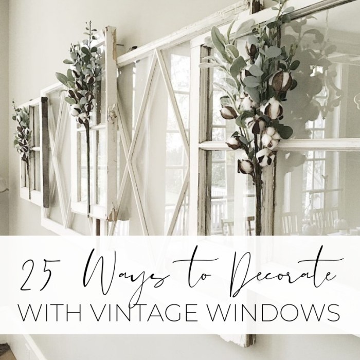 How to Decorate Old House Windows